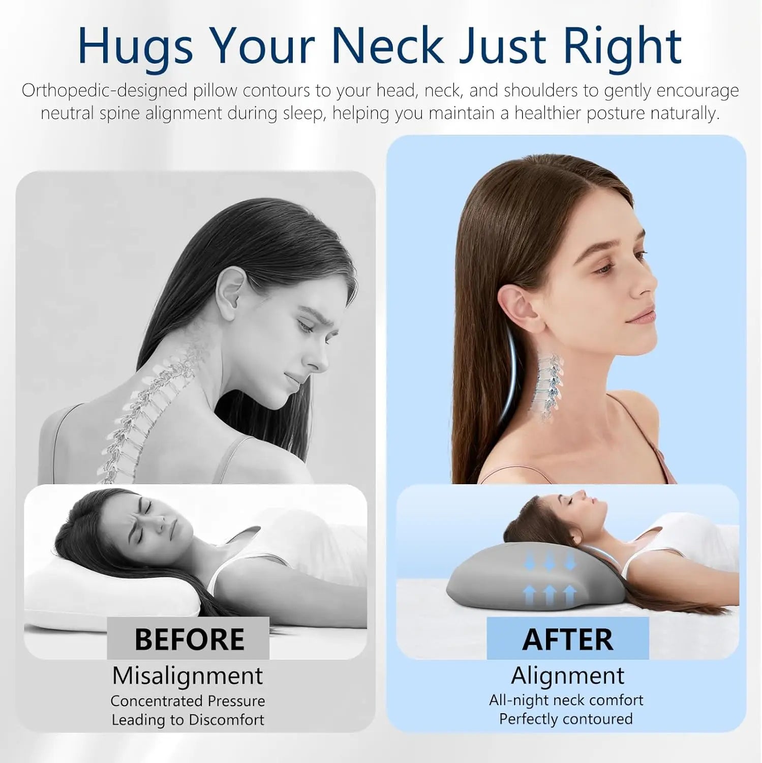 Orthopedic Cervical Support Pillow