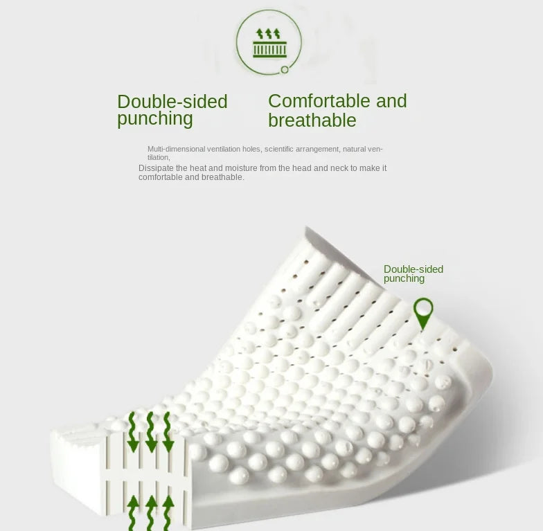 Natural latex pillow